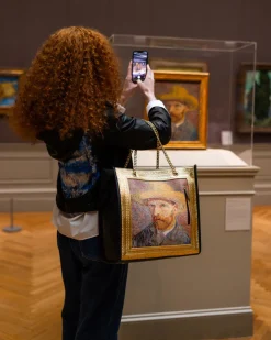 THE MET VAN GOGH FRAMED SELF-PORTRAIT TOTE