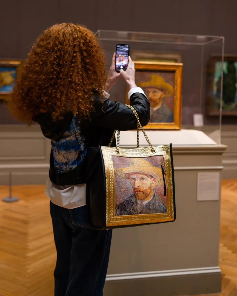 THE MET VAN GOGH FRAMED SELF-PORTRAIT TOTE