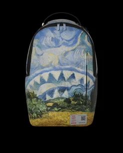 THE MET VAN GOGH WHEAT FIELD WITH CYPRESSES BACKPACK