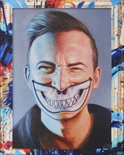 THE RARE DBD GRIN SHARK PORTRAIT BY RON ENGLISH- SUPER LIMITED EDITION