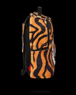 TIGER COZY VELOUR FUR BACKPACK
