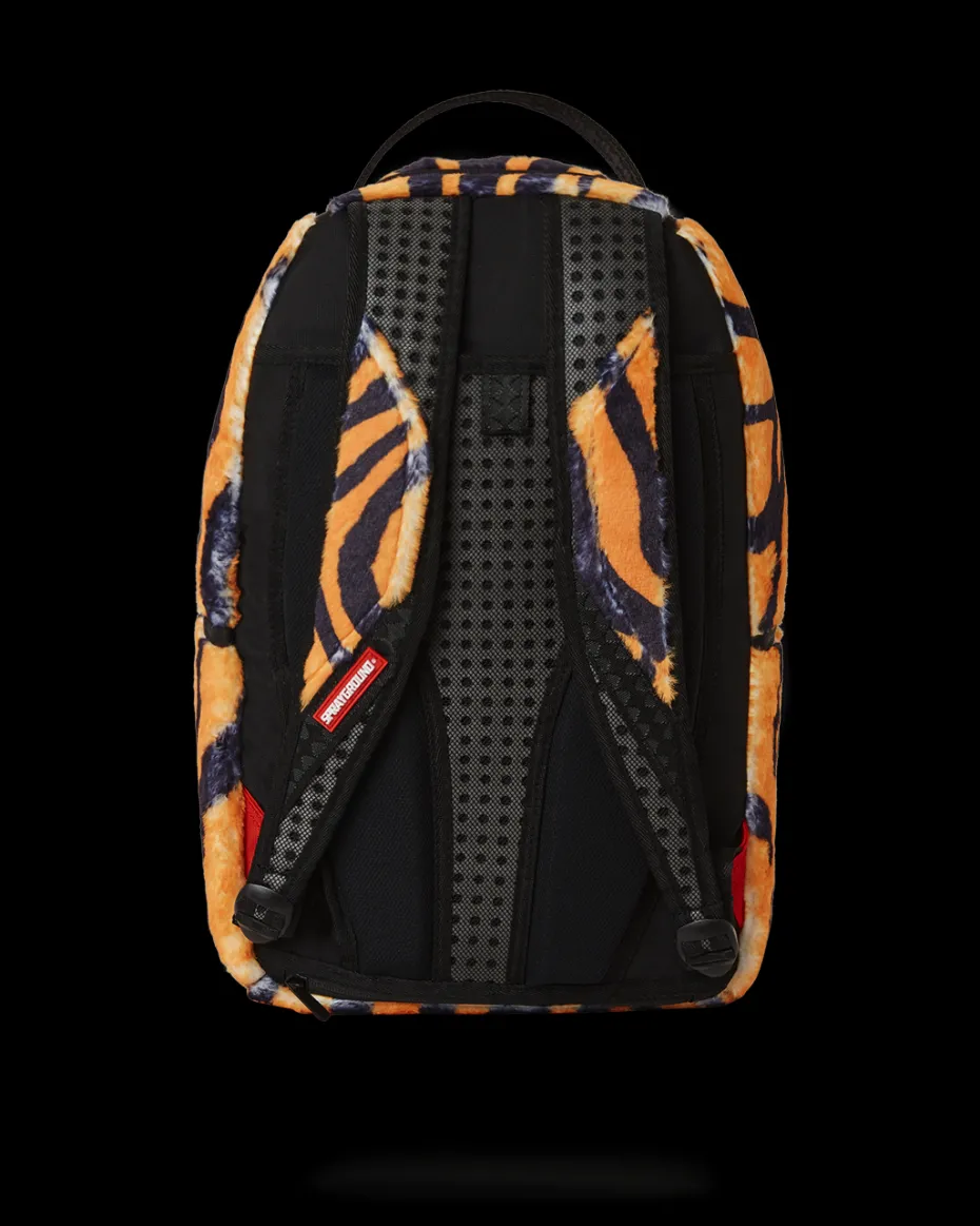 TIGER COZY VELOUR FUR BACKPACK