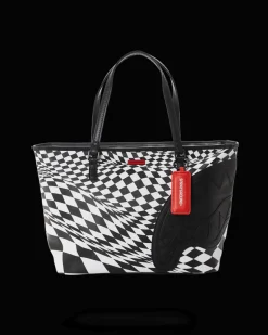 TRIPPY CHECK TOTE