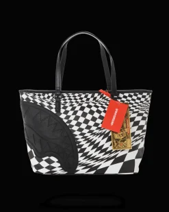 TRIPPY CHECK TOTE