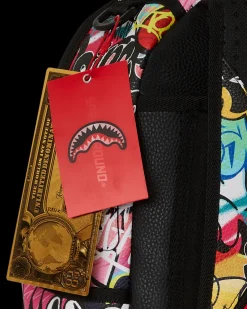 TRI-SPLIT GRAFFITI BACKPACK (DLXV)