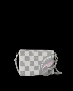 VANQUISH CREAM CROSSOVER CLUTCH