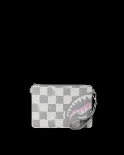 VANQUISH CREAM CROSSOVER CLUTCH