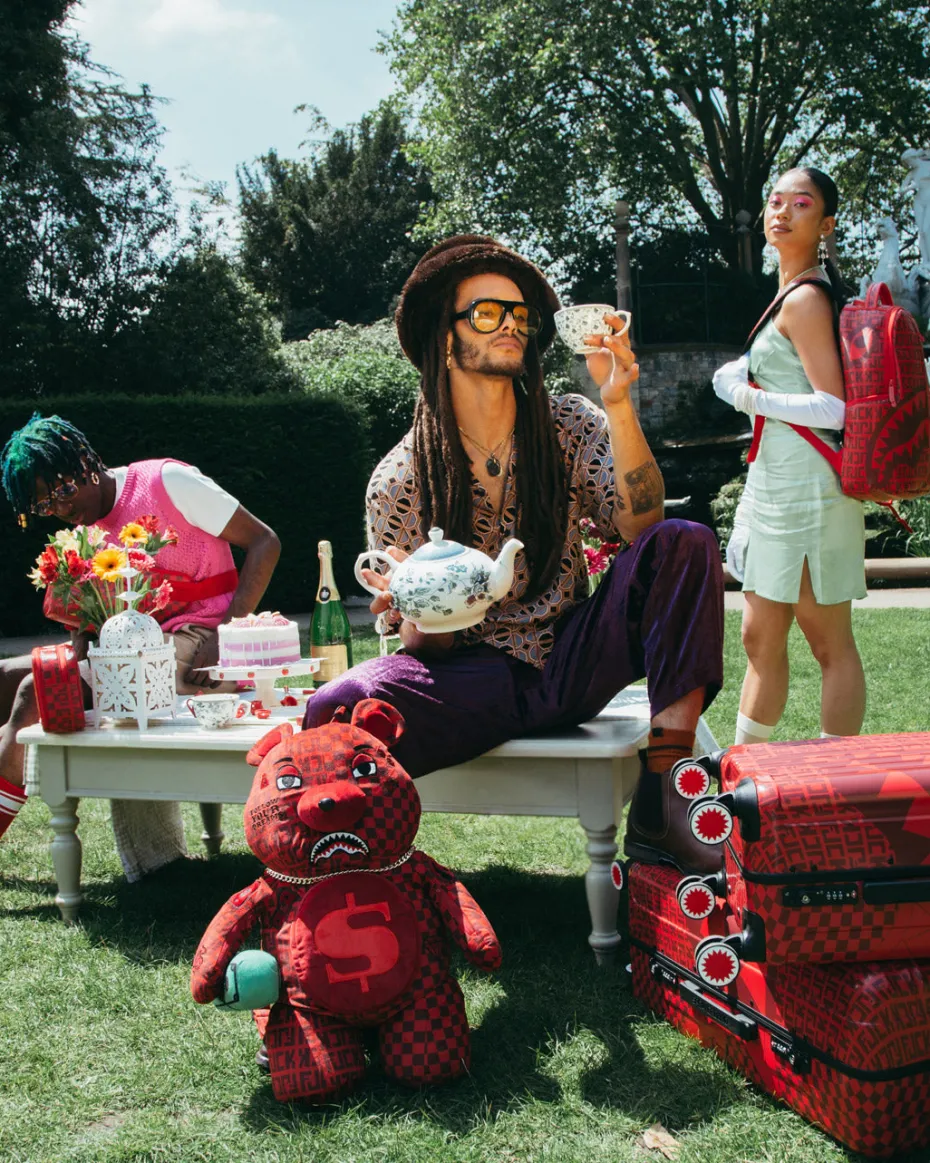 VENI VIDI VICI MONEYBEAR TEDDYBEAR BACKPACK