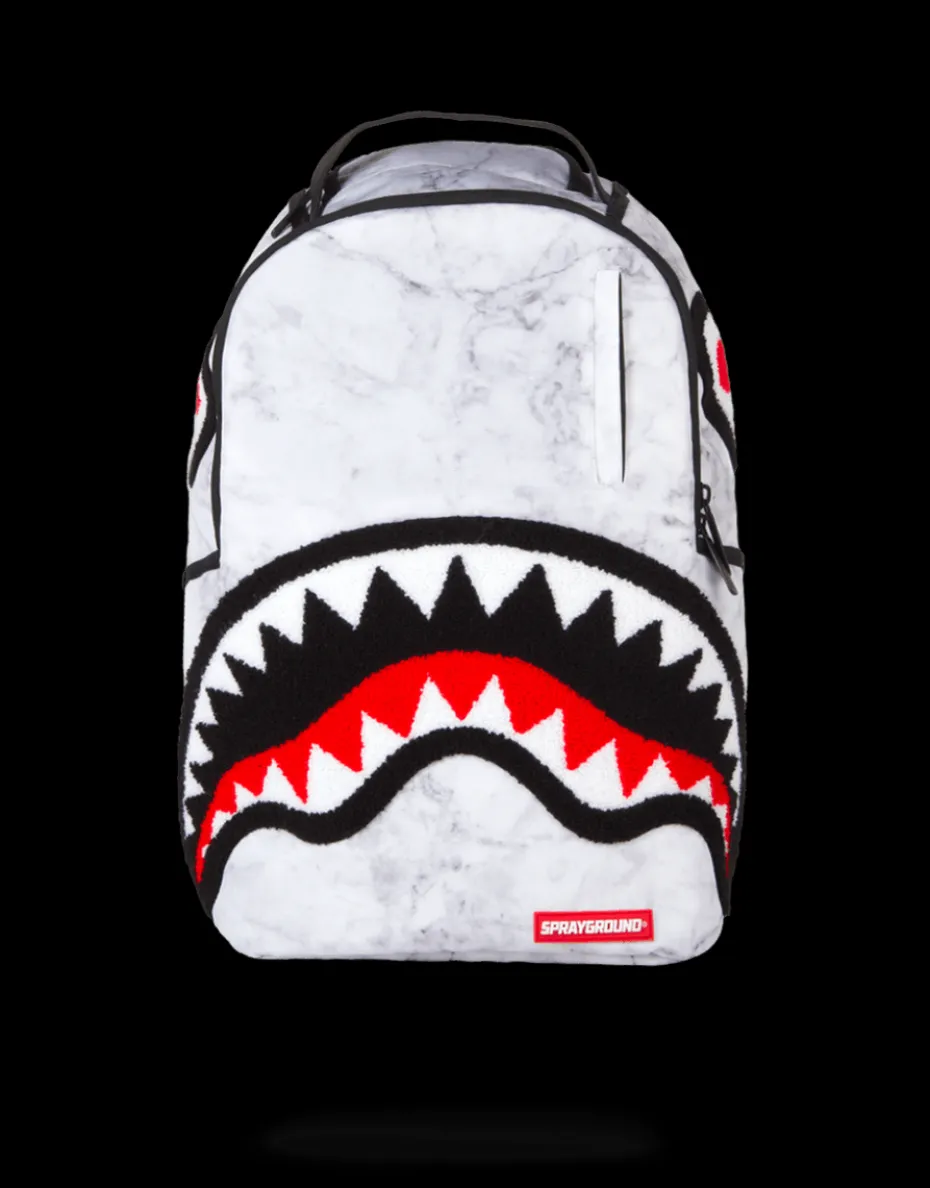WHITE MARBLE BACKPACK