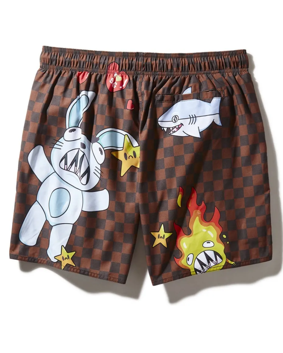 WTF SHARK SHOTO SWIM TRUNKS