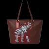 ZEBRA ELEPHANT RON ENGLISH COLLAB TOTE